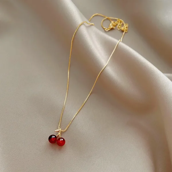 Sweet Little Cherry Necklace For Women